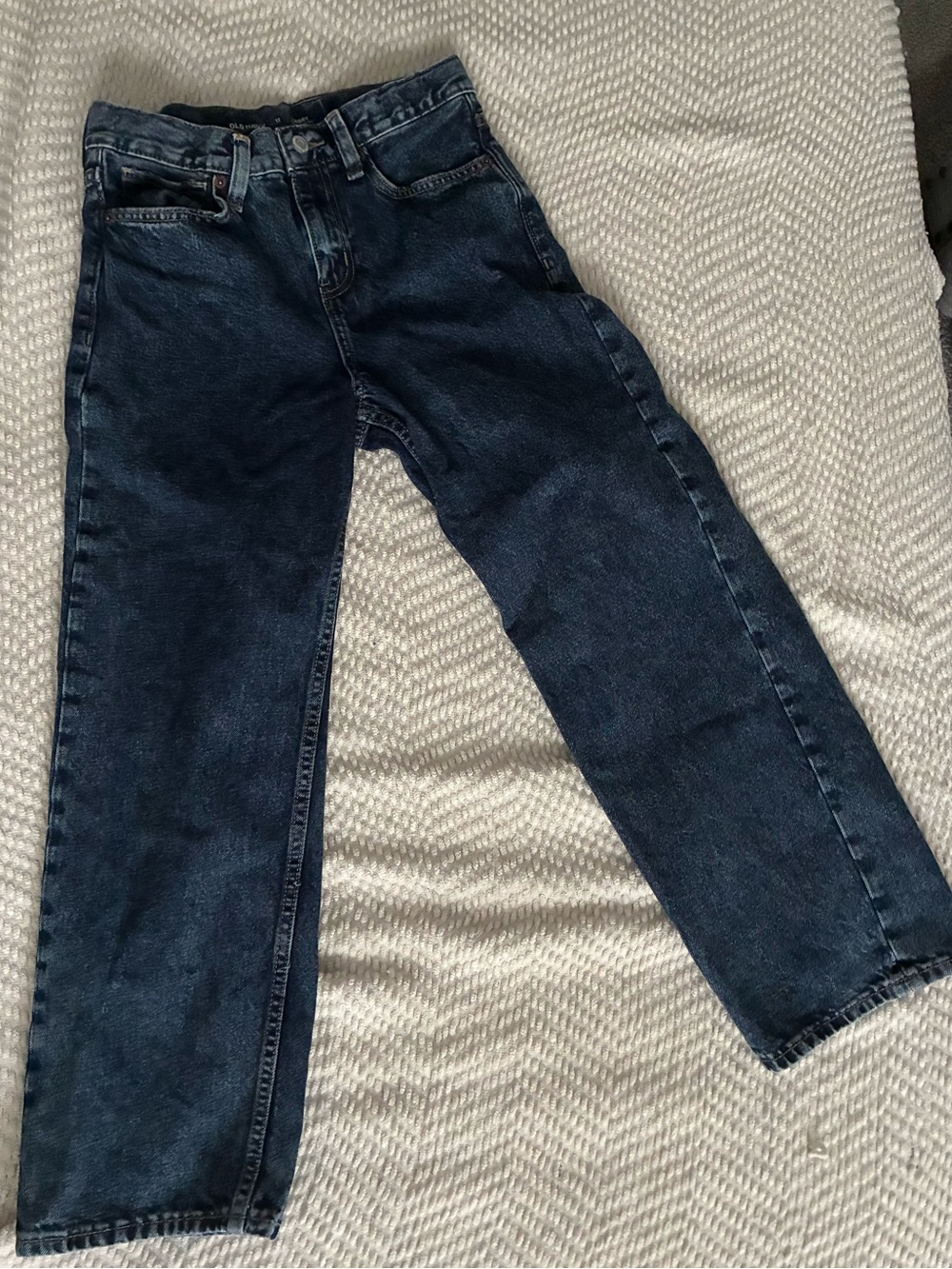 Boy’s Dark Blue Straight-Leg Jeans